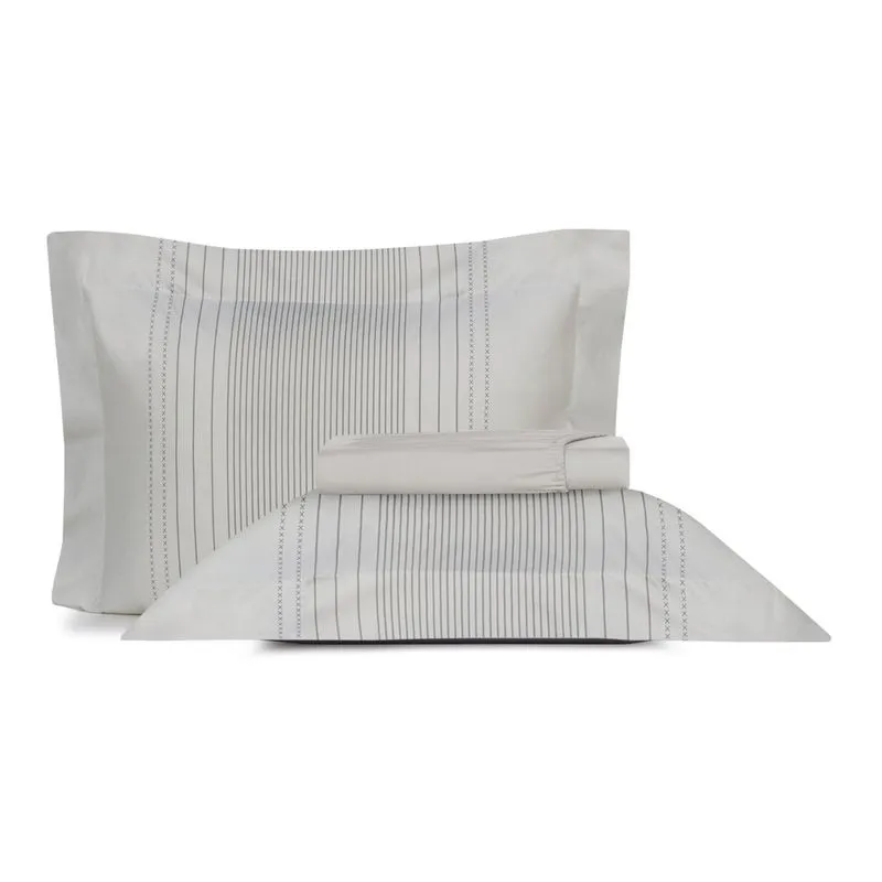 1,60M X 2,50M-JOGO CAMA 3PC ALGODAO LUX 200F - CRUZE