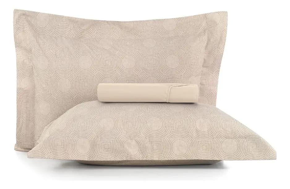 1,93M X 2,03M X 40CM-JOGO CAMA SIMPLES 3PC ALGODAO LUX 200F - MIRAGENS