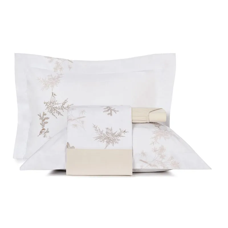 2,40M X 2,50M-JOGO CAMA 4PC ALGODAO LUX 200F - CAMPAGNE