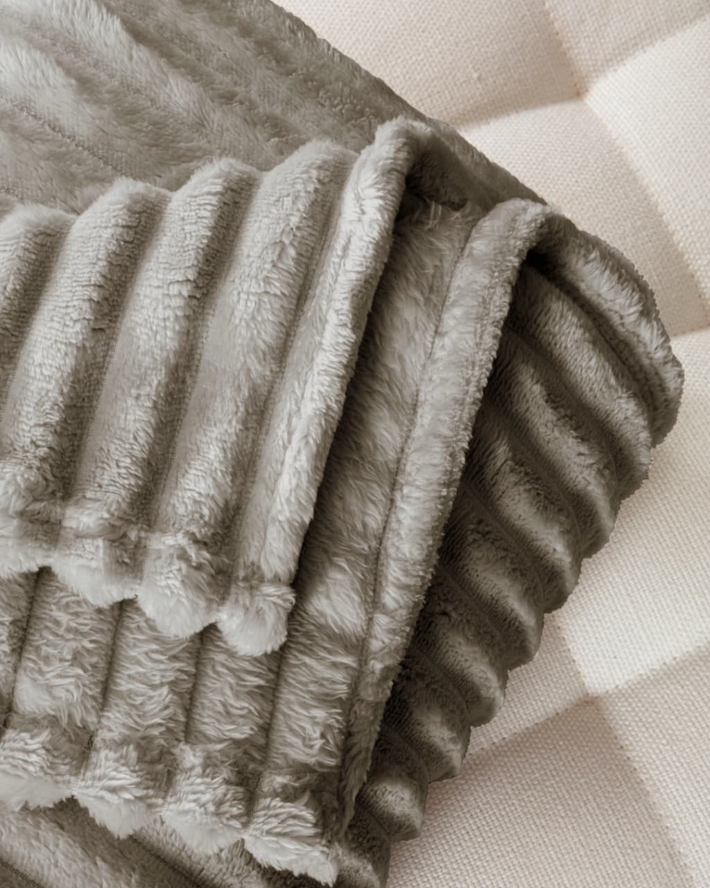 COBERTOR LONDON CORTTEX TAUPE 1,80 m X 2,20 m CS