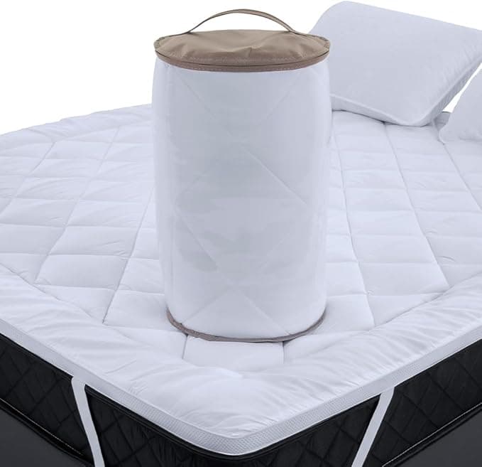 PILLOW TOP TOQUE DE PLUMAS TESSI KING BRANCO