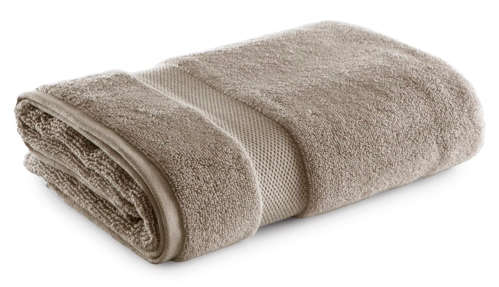 TOALHA BANHAO SUPER SOFT ZERO TWIST CORTTEX TAUPE 80 cm X 1,50 m